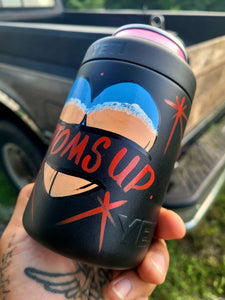Bottoms up can cooler