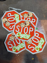 Load image into Gallery viewer, Stop crying stickers
