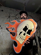 Load image into Gallery viewer, Flaming skull
