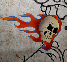 Load image into Gallery viewer, Flaming skull

